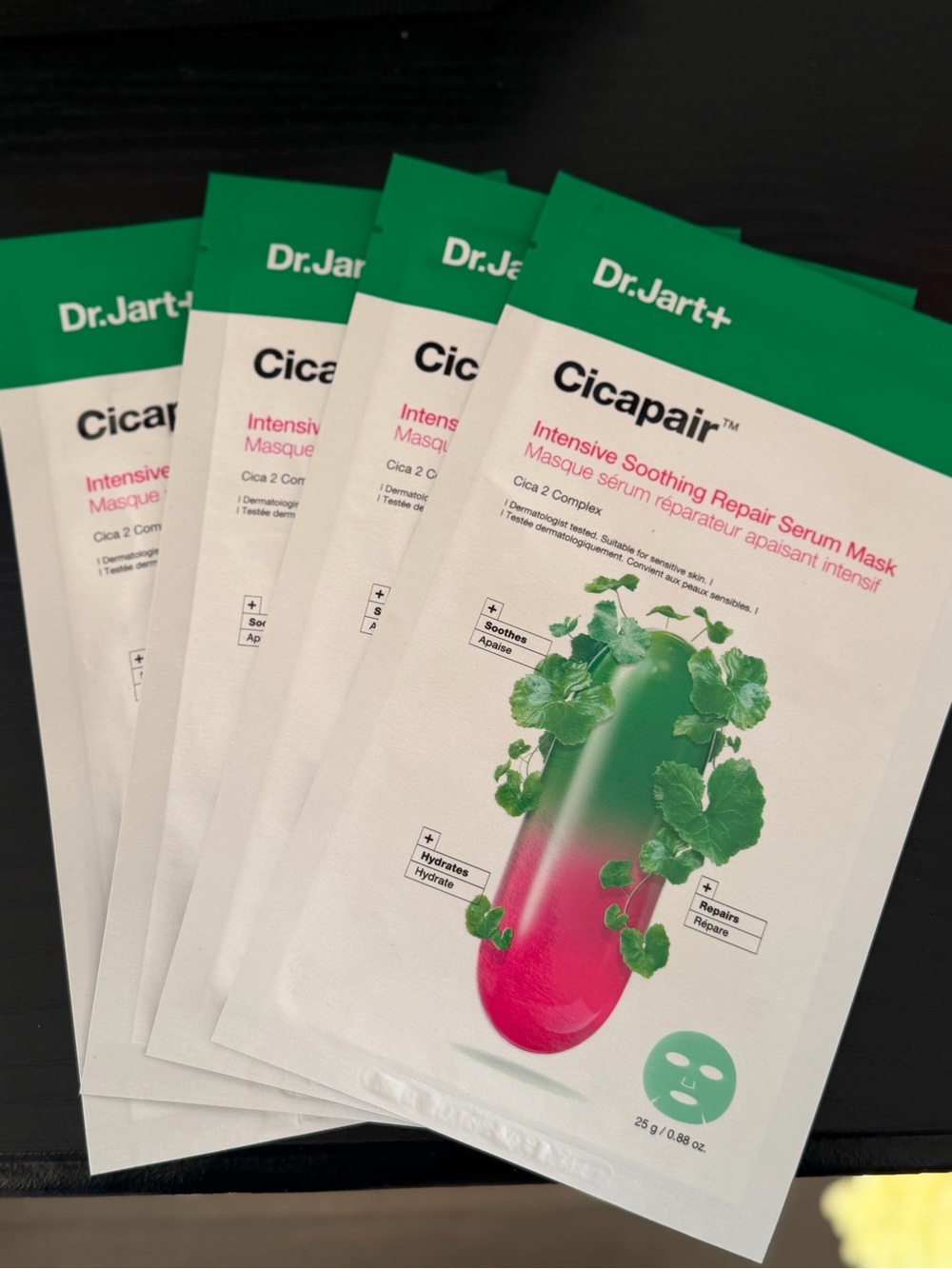 Dr.Jart+ Cicapair Intensive Soothing Repair Serum Mask - set of 4